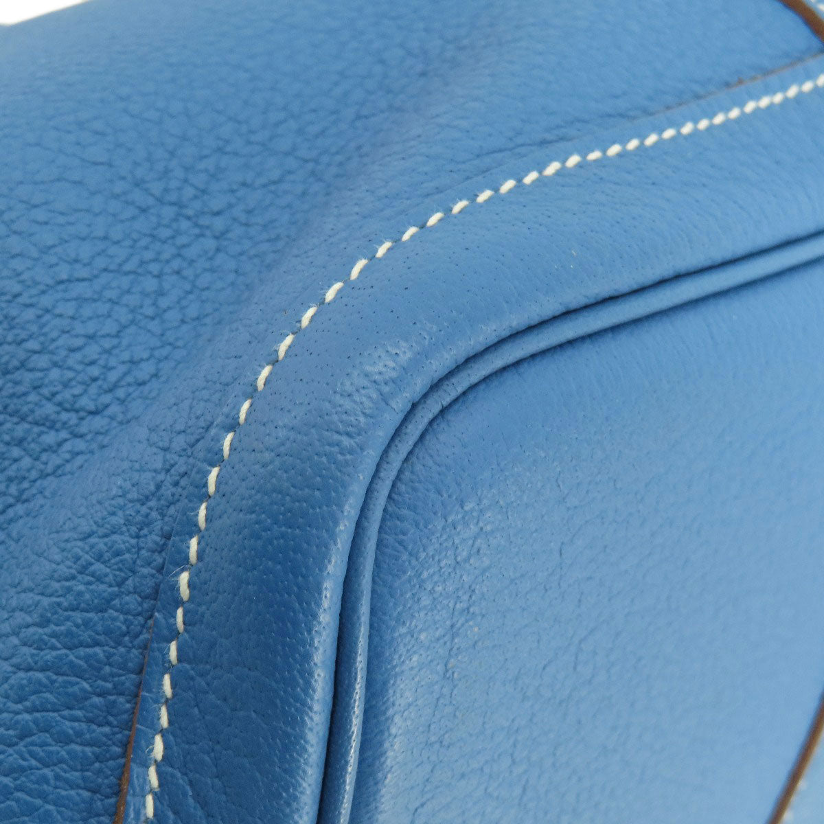 HERMES Tote Bag Negonda blue Garden Party PM Blue type SilverMetal Women Used