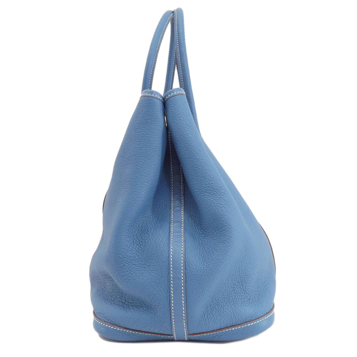 HERMES Tote Bag Negonda blue Garden Party PM Blue type SilverMetal Women Used