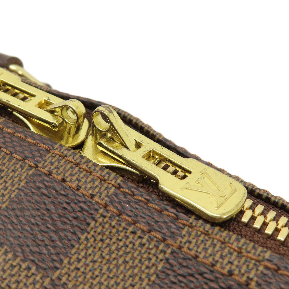 LOUIS VUITTON Boston Duffel bag N41414 Damier canvas Brown Keepall bandouliere55 Damier canvas