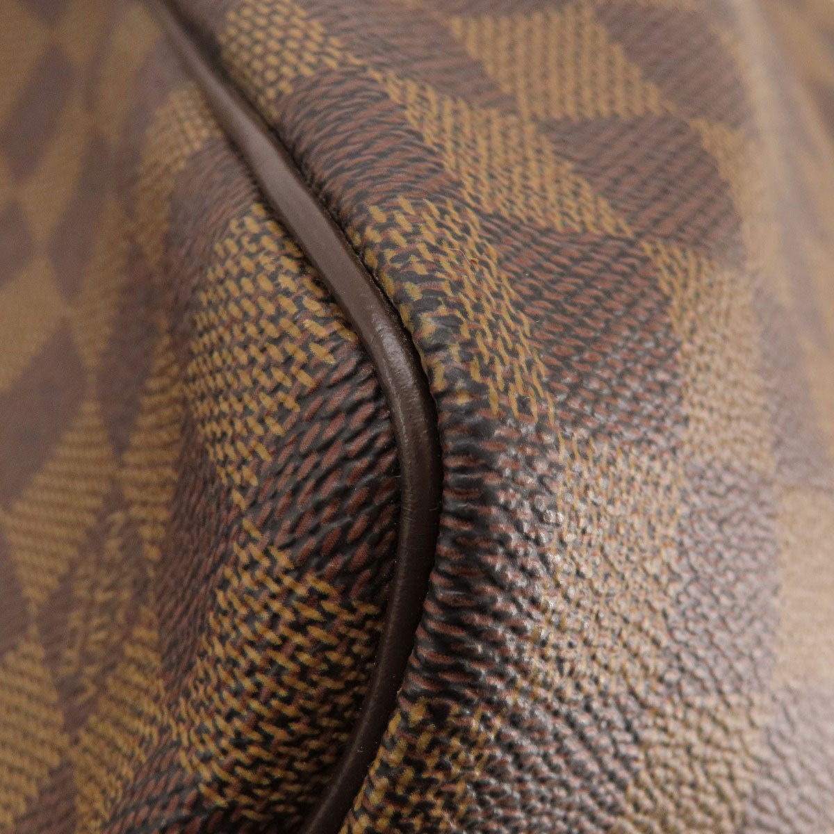 LOUIS VUITTON Boston Duffel bag N41414 Damier canvas Brown Keepall bandouliere55 Damier canvas