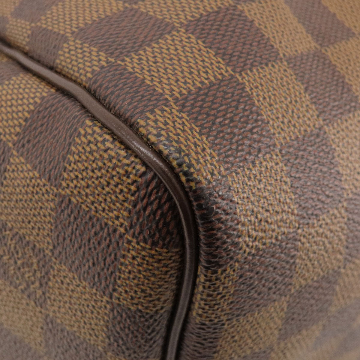 LOUIS VUITTON Boston Duffel bag N41414 Damier canvas Brown Keepall bandouliere55 Damier canvas