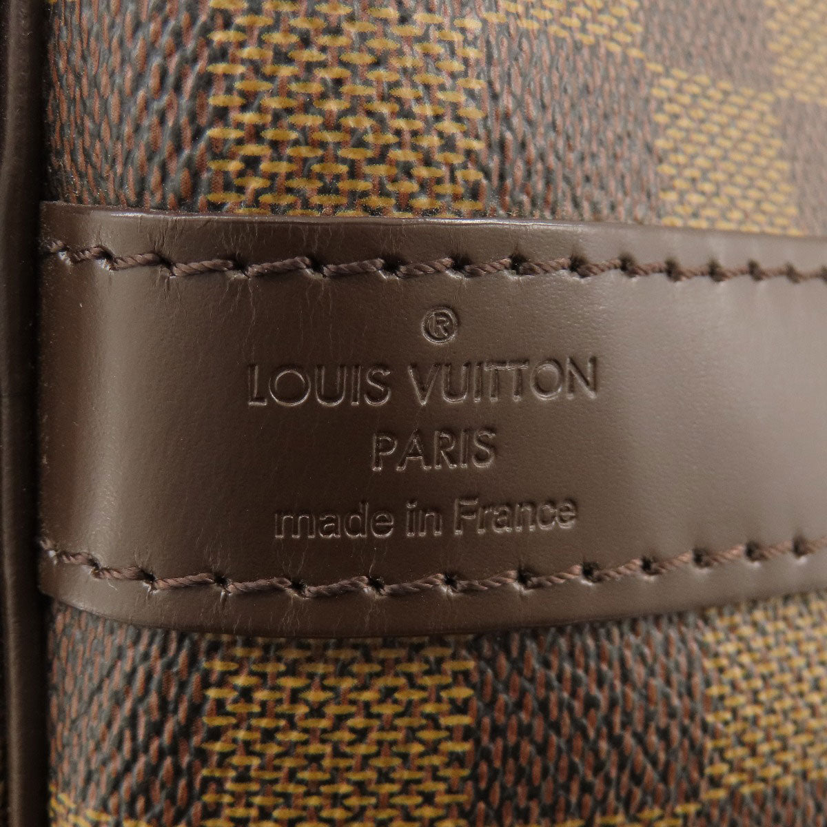 LOUIS VUITTON Boston Duffel bag N41414 Damier canvas Brown Keepall bandouliere55 Damier canvas