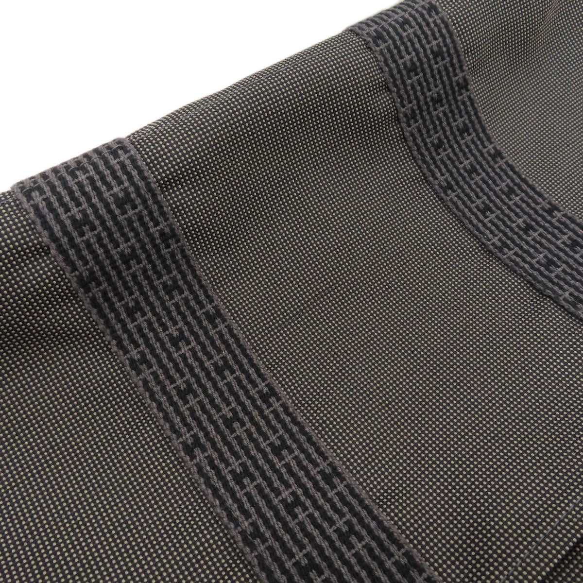 HERMES Tote Bag canvas gray Her LineMM Women Used