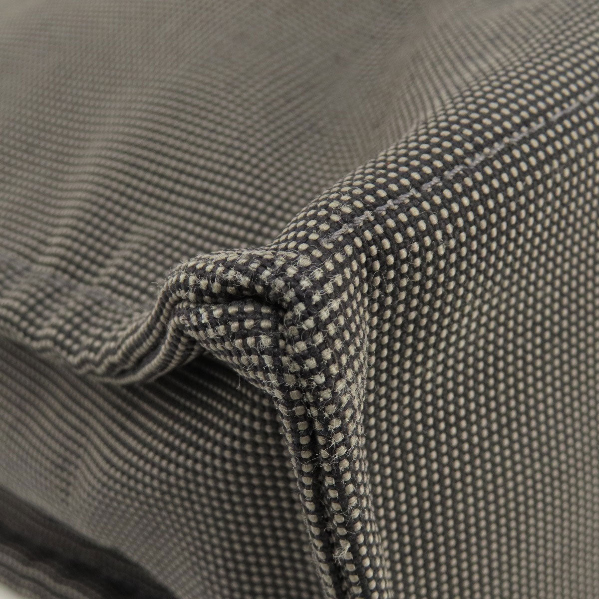 HERMES Tote Bag canvas gray Her LineMM Women Used