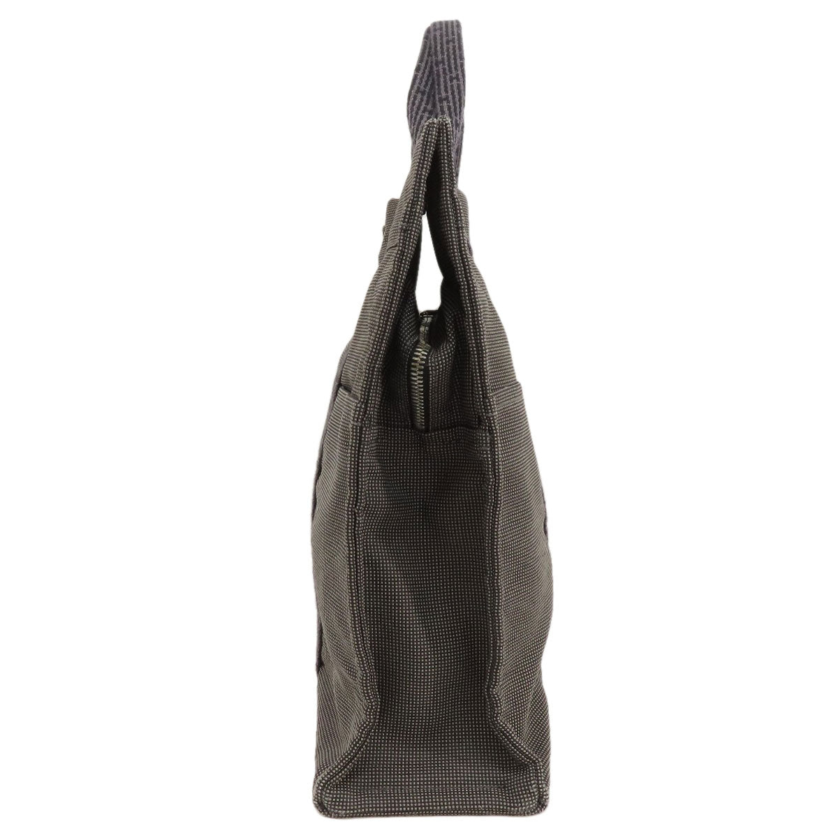 HERMES Tote Bag canvas gray Her LineMM Women Used