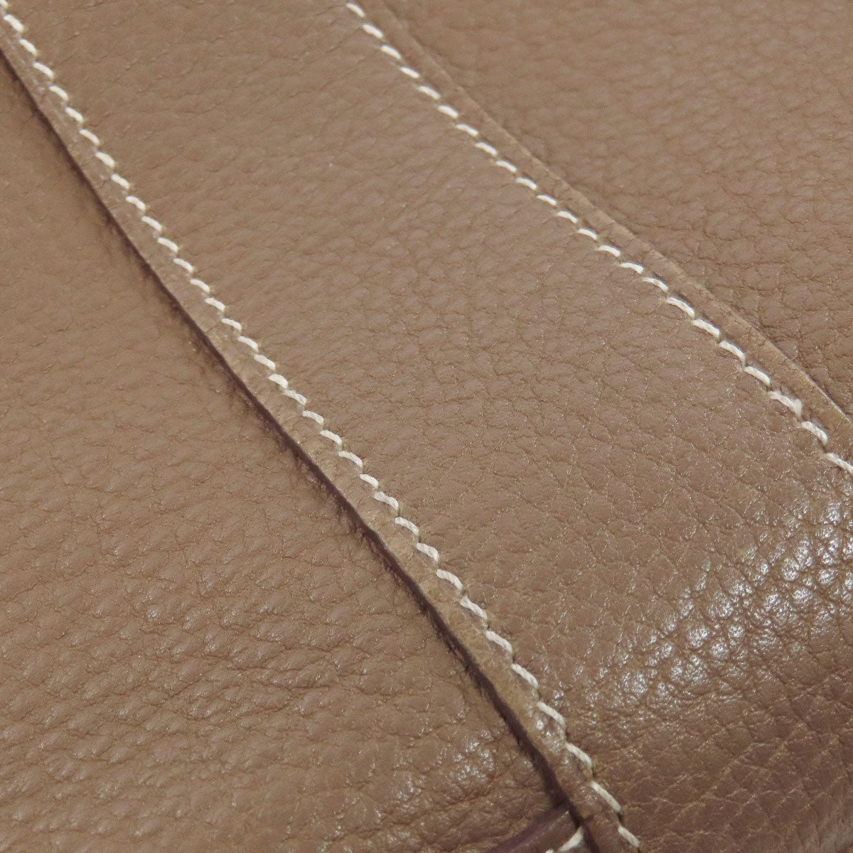 HERMES Tote Bag Togo beige Garden Party PM Etoupe SilverMetal Women Used