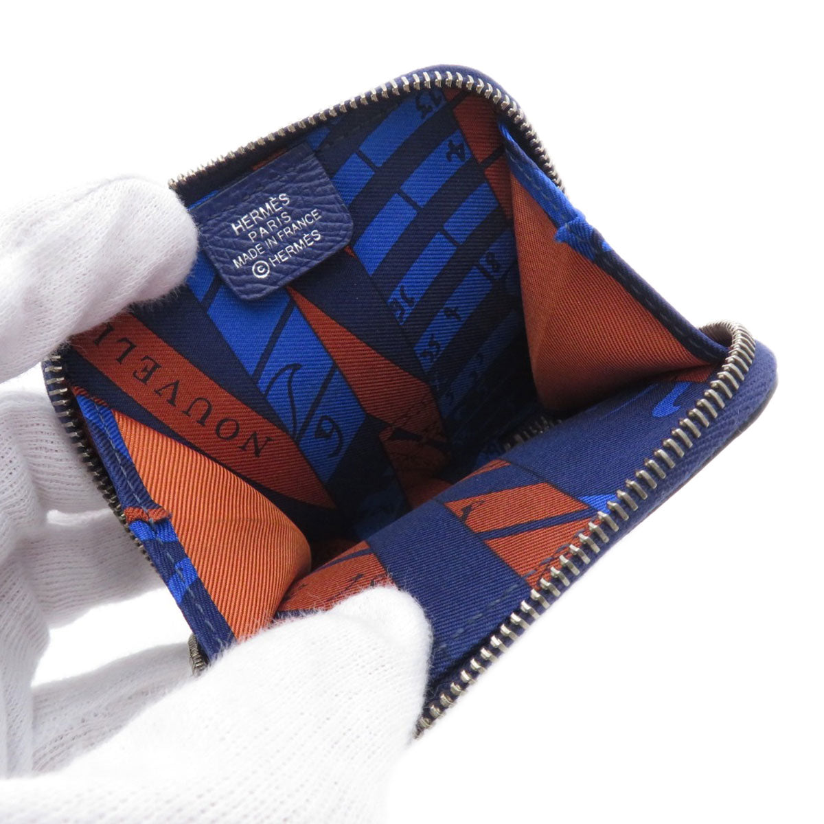 HERMES Coin case Epsom Navy Azap Silkin Epsom