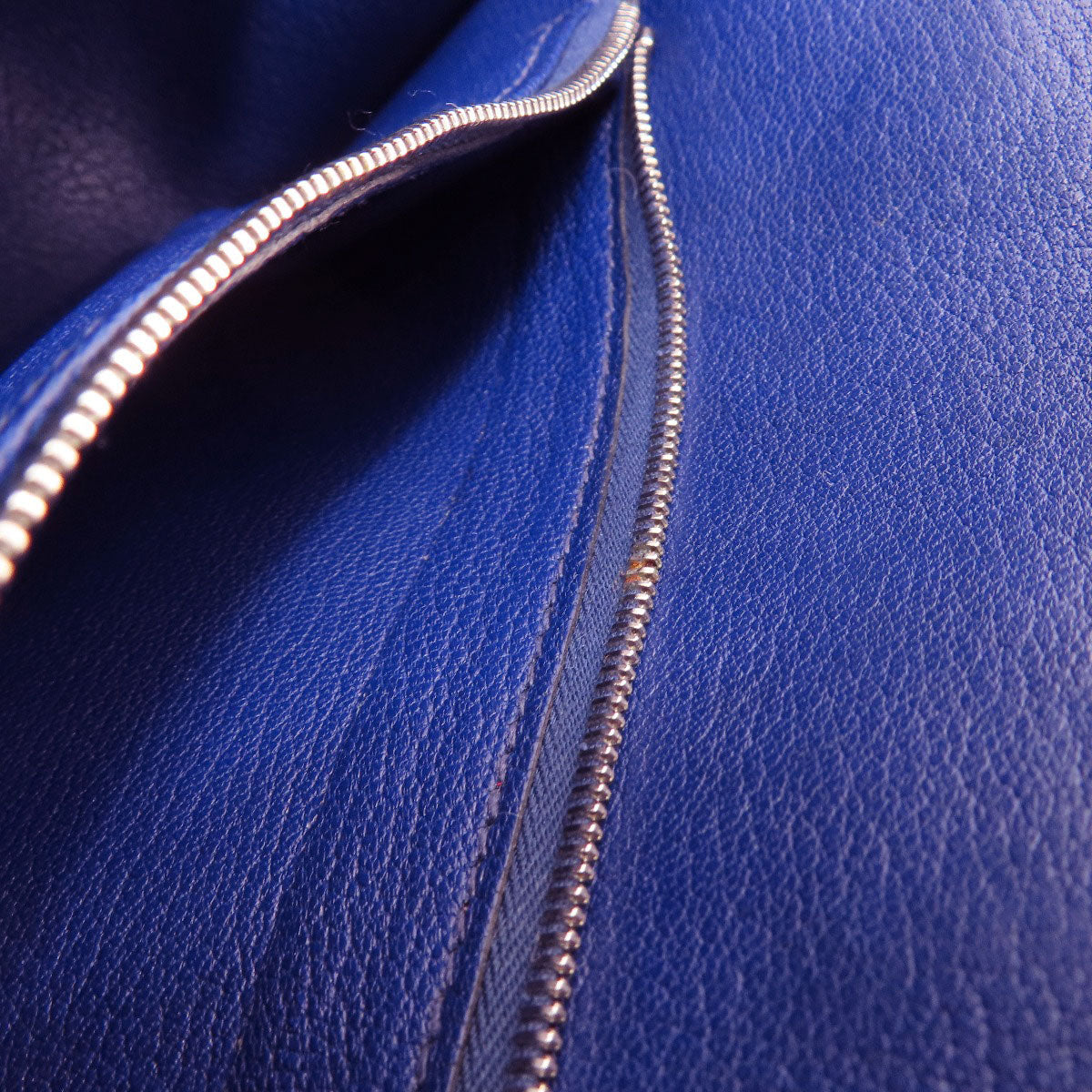 HERMES Shoulder Bag Taurillon Clemence blue Gypsiere 28 Blue Nuit SilverMetal Women Used