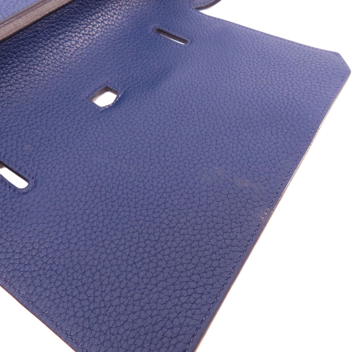 HERMES Shoulder Bag Taurillon Clemence blue Gypsiere 28 Blue Nuit SilverMetal Women Used