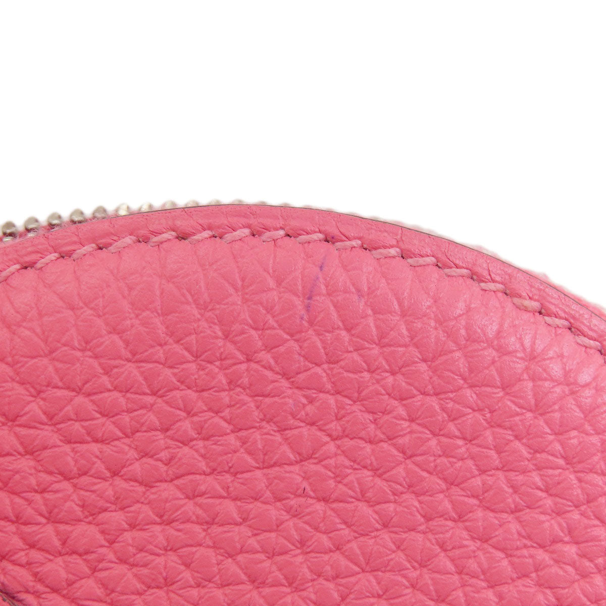 HERMES Handbag Taurillon Clemence pink Bolide 31 Rose Azalee Silver Metal Women Used
