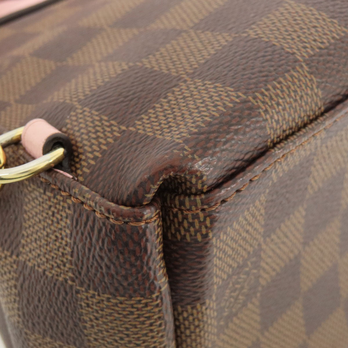 LOUIS VUITTON Backpack N42262 Damier canvas Brown Clapton Damier Ebene Women Used