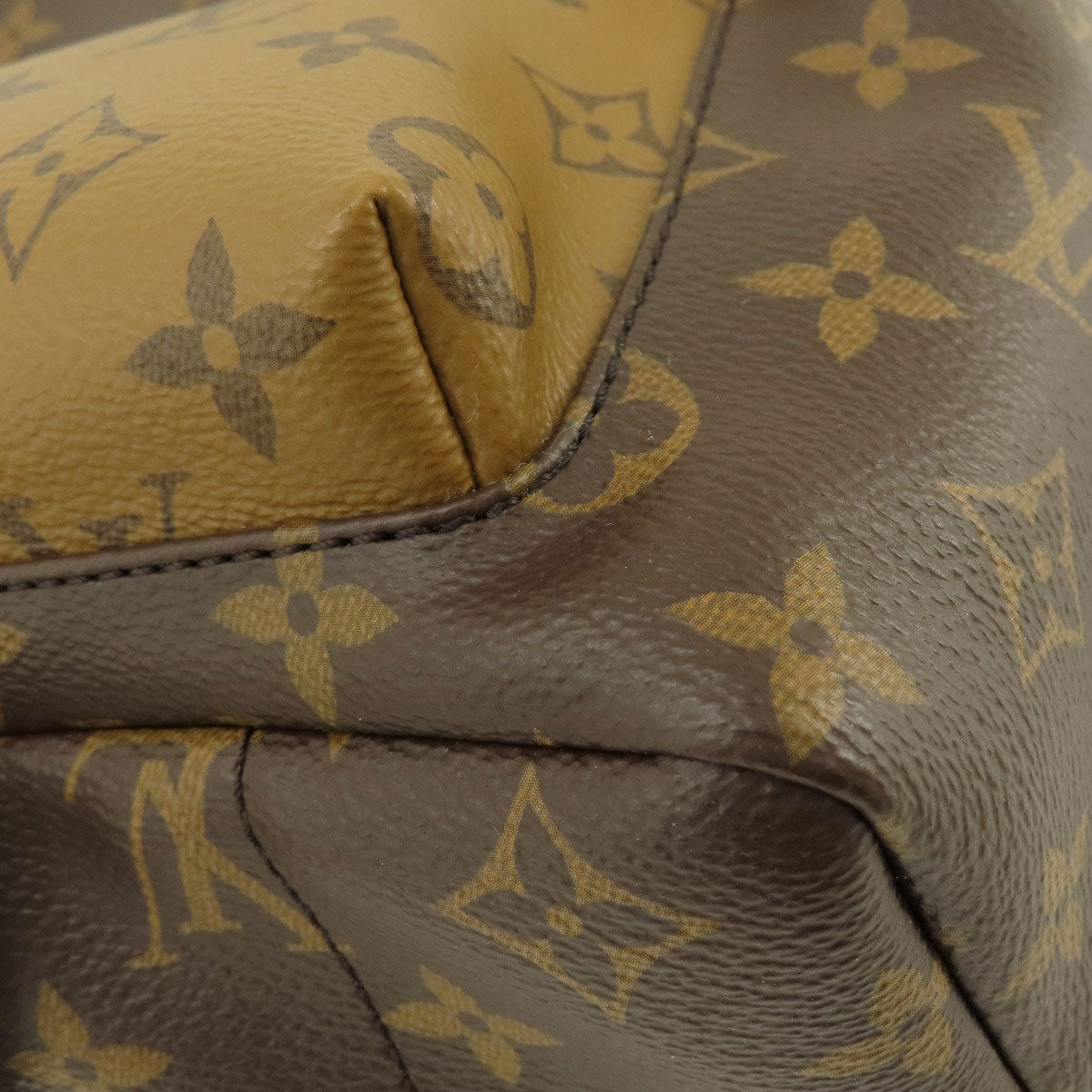 LOUIS VUITTON Backpack M44870 Monogram Canvas , Monogram Reverse Brown Palm Springs Backpack PM Monogram Women Used