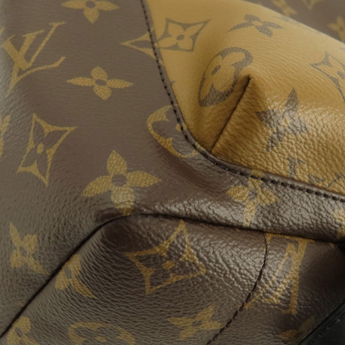 LOUIS VUITTON Backpack M44870 Monogram Canvas , Monogram Reverse Brown Palm Springs Backpack PM Monogram Women Used