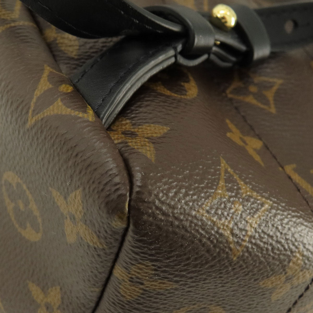 LOUIS VUITTON Backpack M44870 Monogram Canvas , Monogram Reverse Brown Palm Springs Backpack PM Monogram Women Used