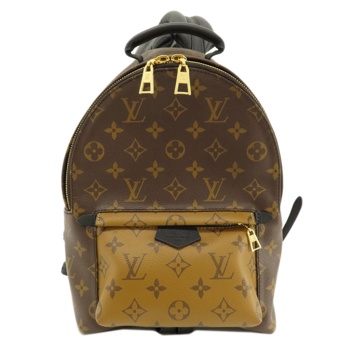 LOUIS VUITTON Backpack M44870 Monogram Canvas , Monogram Reverse Brown Palm Springs Backpack PM Monogram Women Used