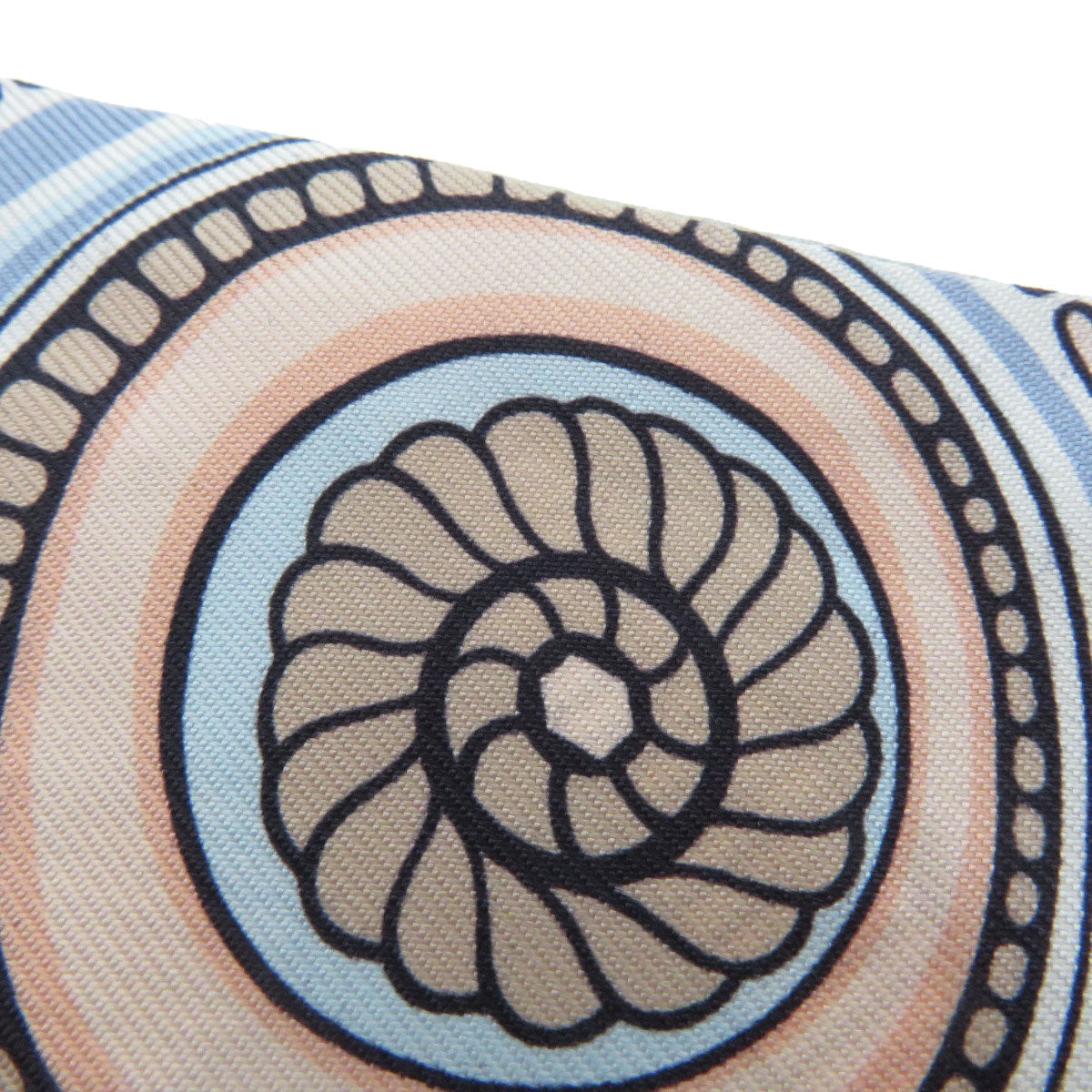 HERMES scarf silk gray Twilly  Women Used