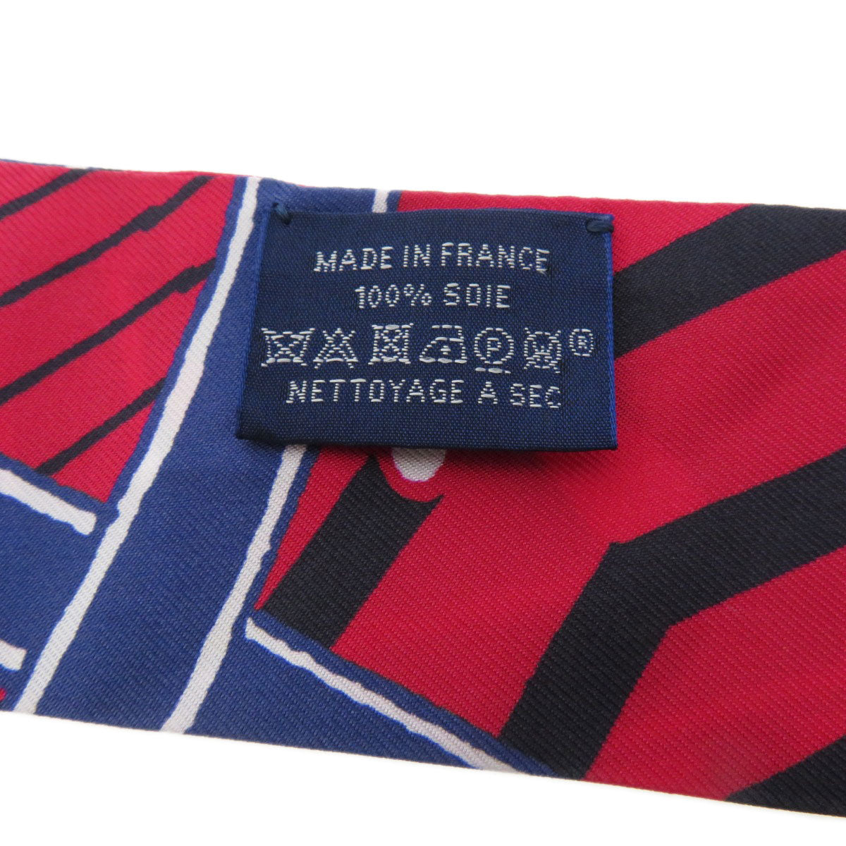 HERMES scarf silk Red Twilly  Women Used
