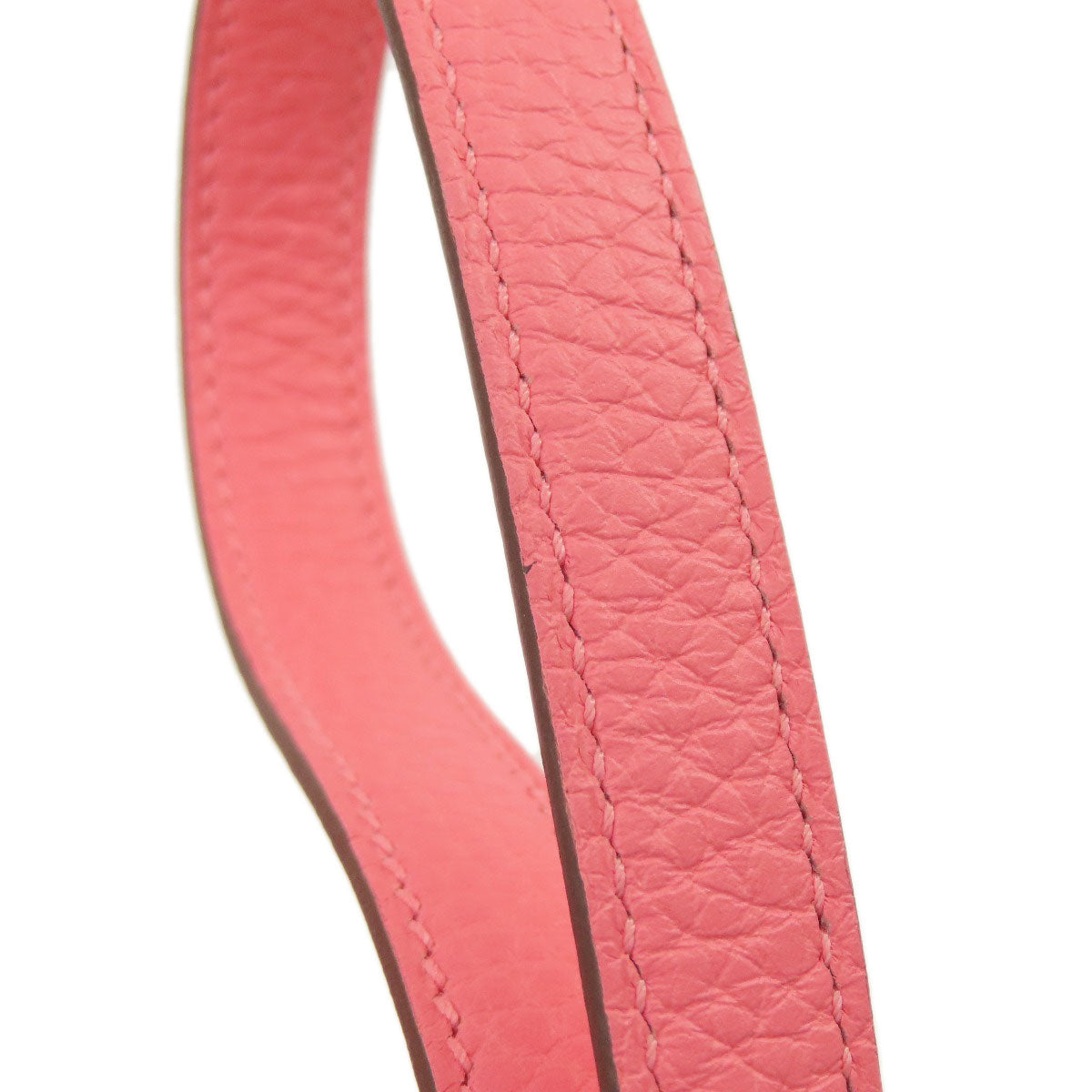 HERMES Handbag Taurillon Clemence pink Bolide 31 Rose Azalee Silver Metal Women Used