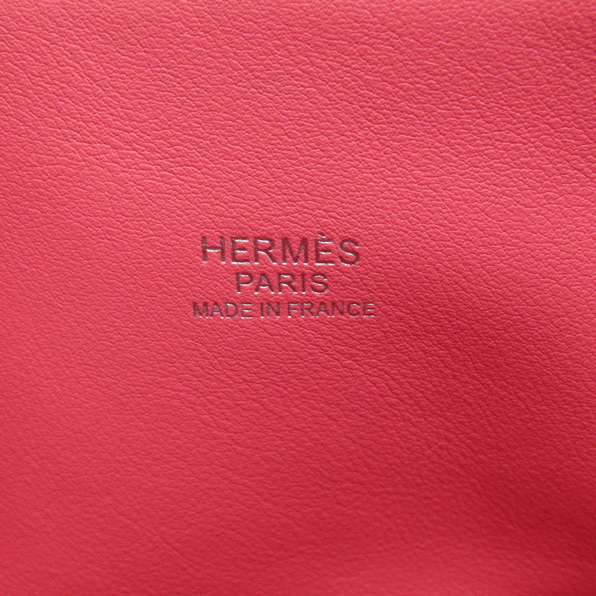 HERMES Handbag Taurillon Clemence pink Bolide 31 Rose Azalee Silver Metal Women Used