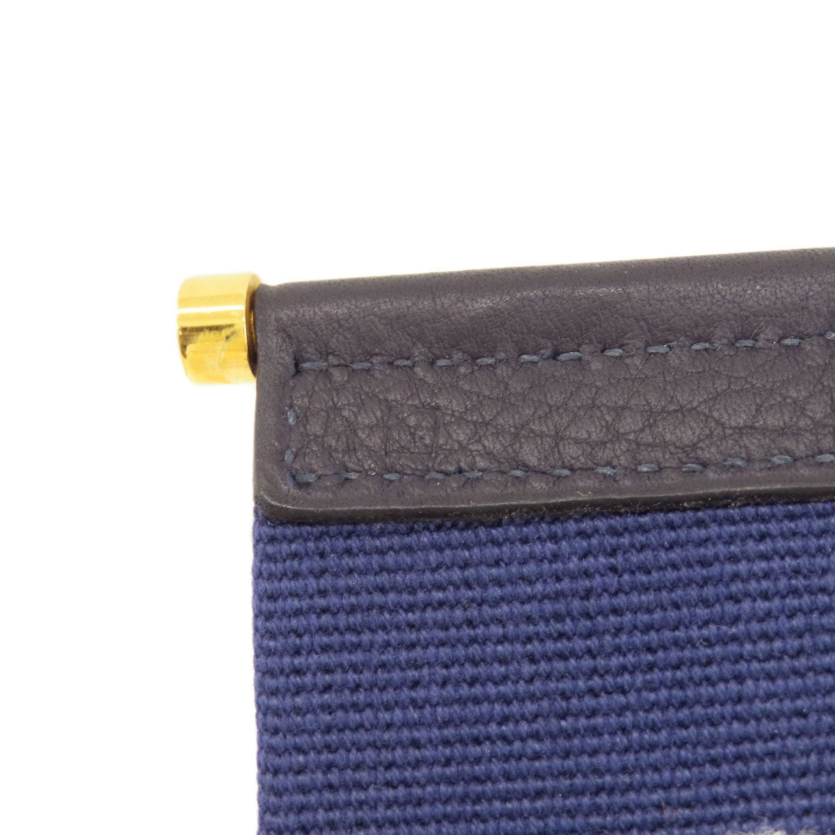 HERMES Shoulder Bag Tower ash gray Sako Gold Metal Women Used