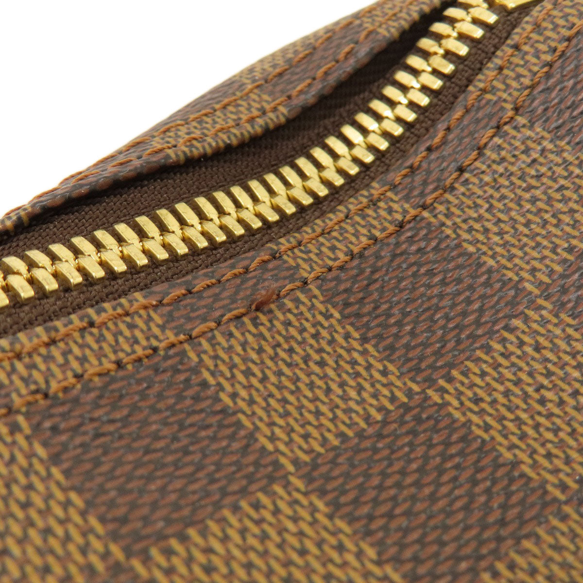 LOUIS VUITTON Boston Duffel bag N41414 Damier canvas Brown Keepall bandouliere55 Damier Ebene