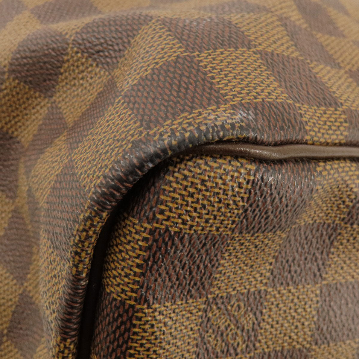 LOUIS VUITTON Boston Duffel bag N41414 Damier canvas Brown Keepall bandouliere55 Damier Ebene