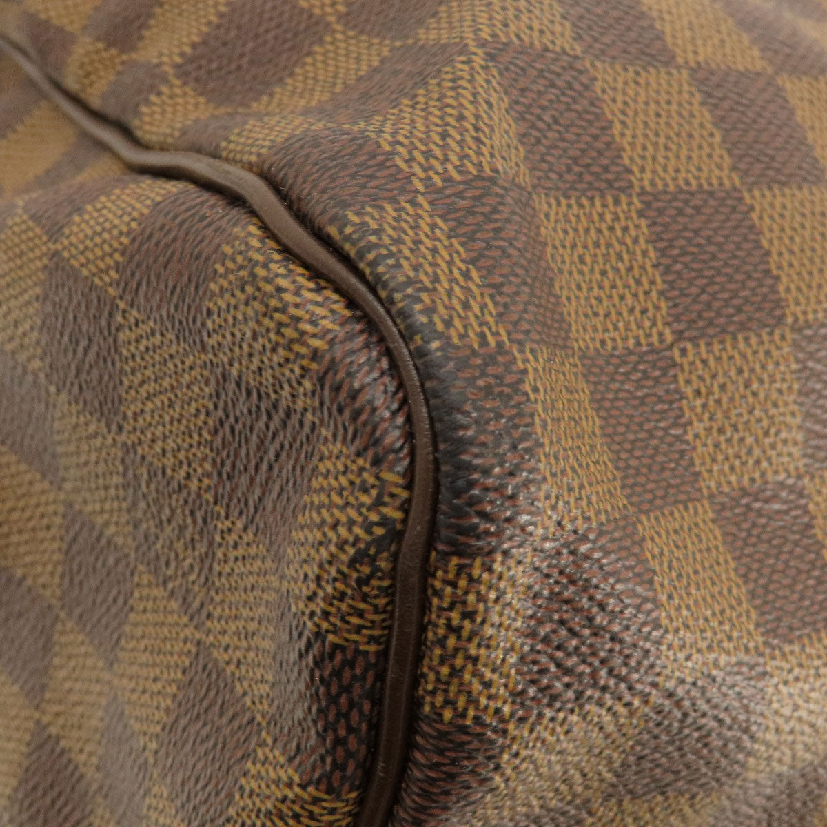 LOUIS VUITTON Boston Duffel bag N41414 Damier canvas Brown Keepall bandouliere55 Damier Ebene