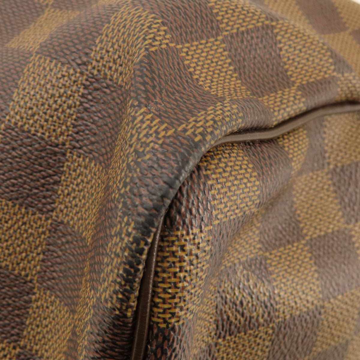 LOUIS VUITTON Boston Duffel bag N41414 Damier canvas Brown Keepall bandouliere55 Damier Ebene