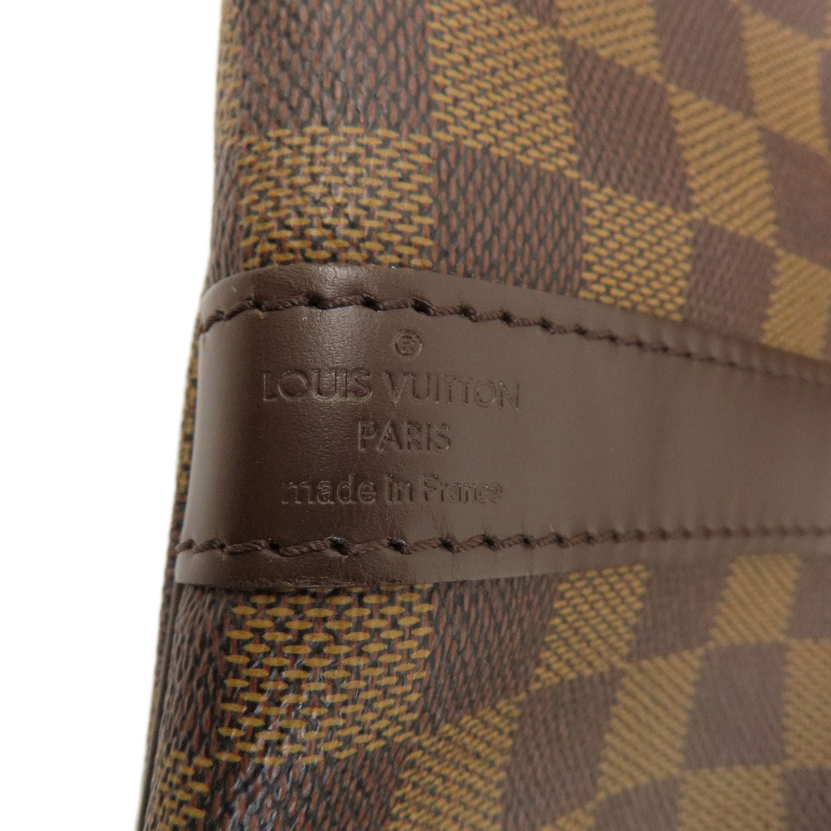 LOUIS VUITTON Boston Duffel bag N41414 Damier canvas Brown Keepall bandouliere55 Damier Ebene