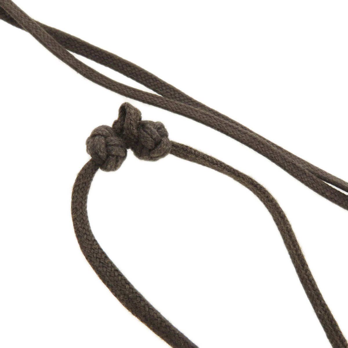 HERMES Necklace Buffalo horn Brown Lift GM Women Used