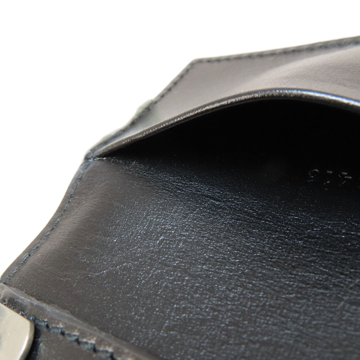GUCCI Key case Key holder  435305 leather black logo