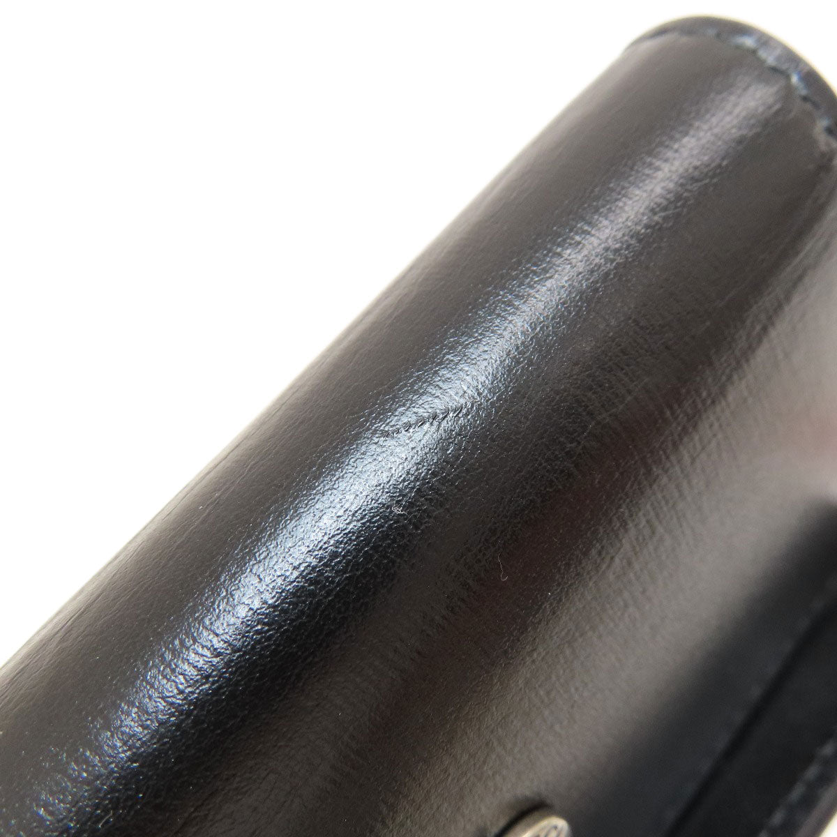 GUCCI Key case Key holder  435305 leather black logo