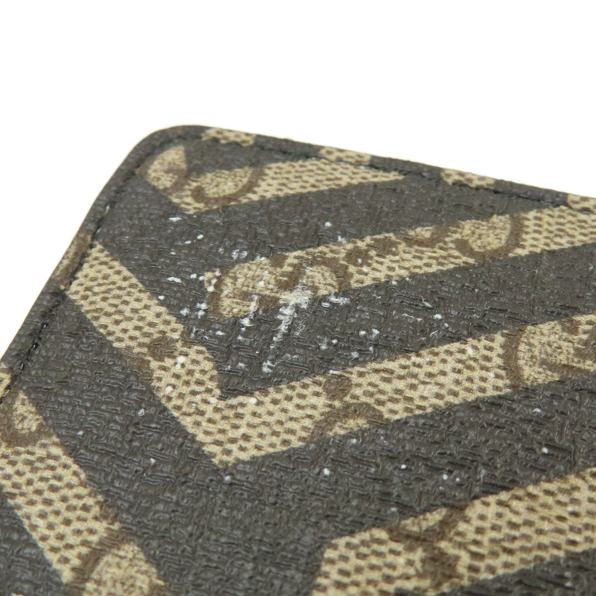 GUCCI Long Wallet Purse 411766 PVC Brown Kaleido GG Supreme