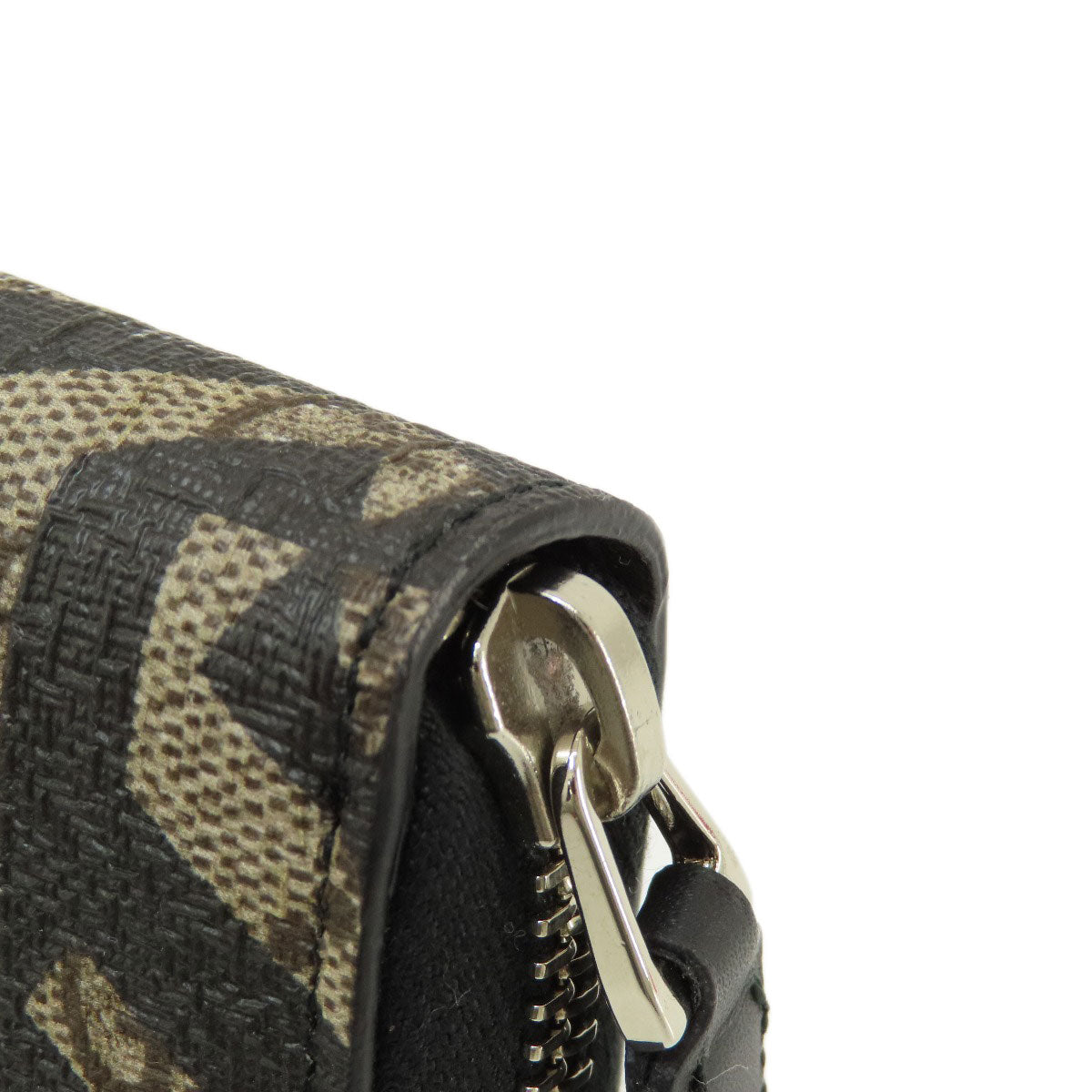 GUCCI Long Wallet Purse 411766 PVC Brown Kaleido GG Supreme