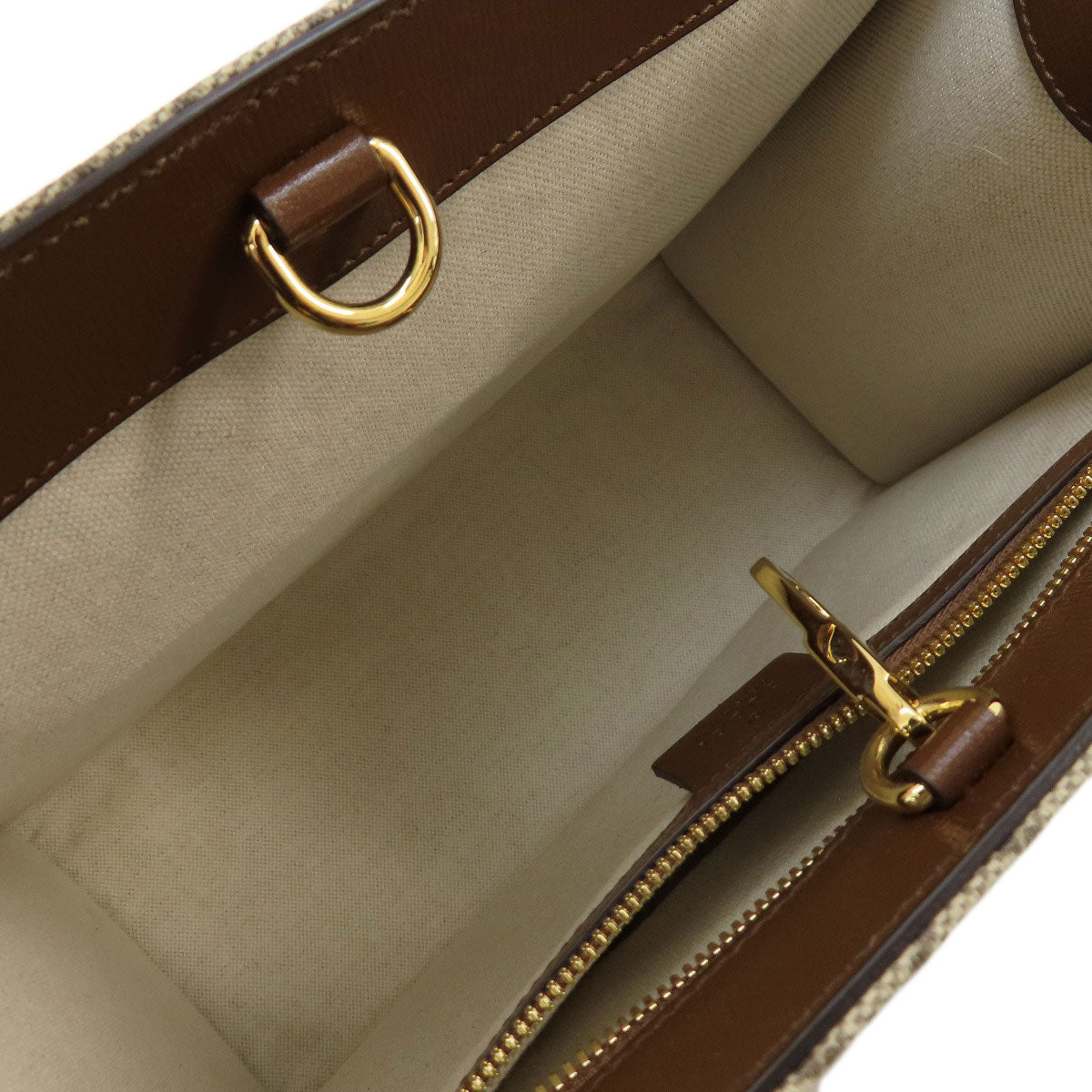 GUCCI Handbag 659983 PVC Brown GG 2WAY Women Used