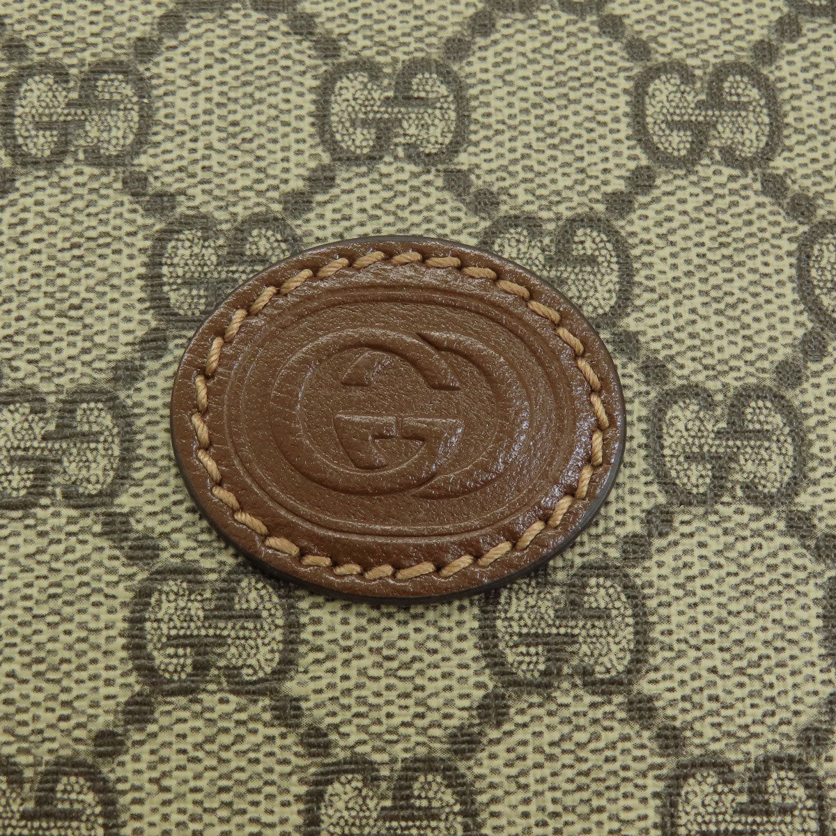GUCCI Handbag 659983 PVC Brown GG 2WAY Women Used