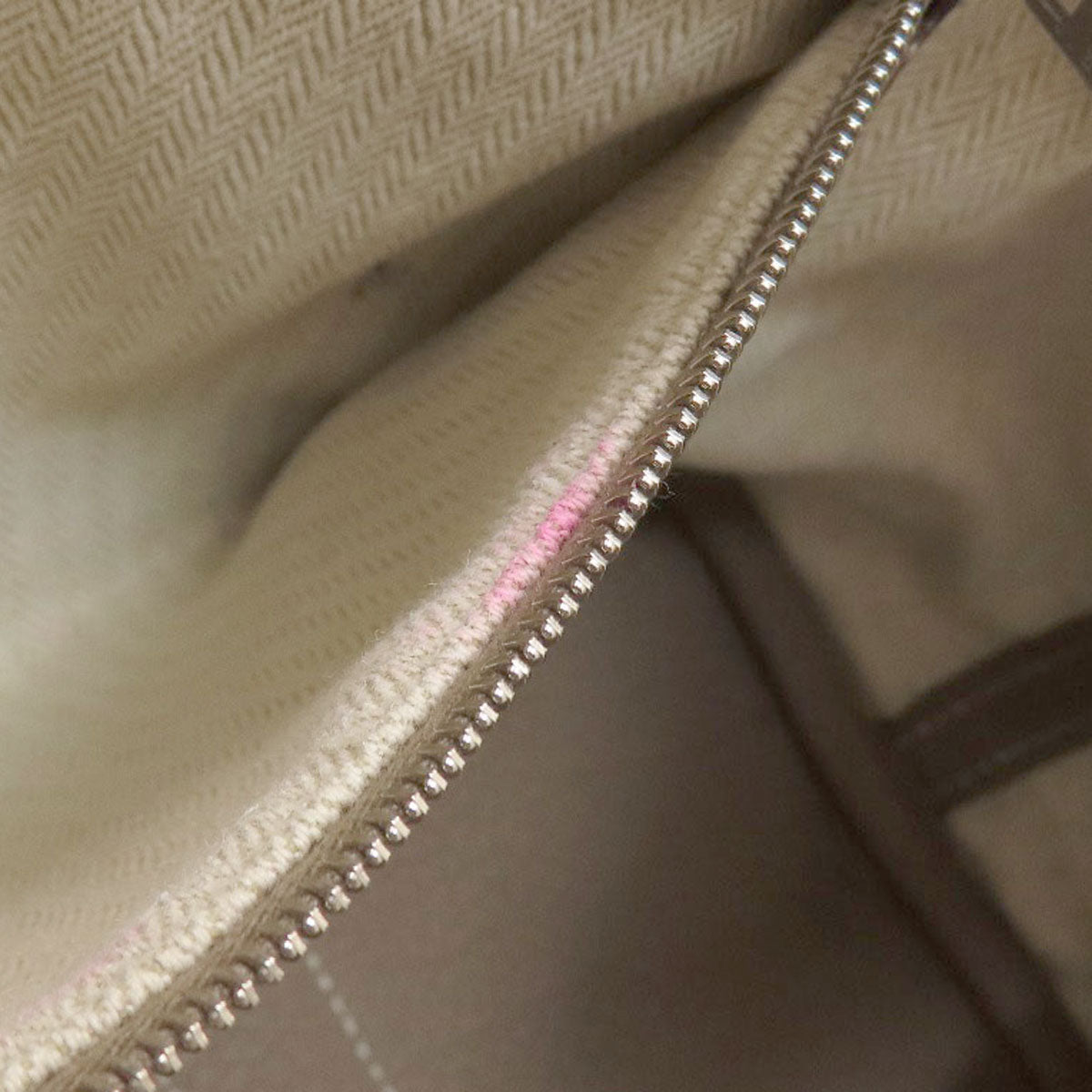 HERMES Handbag Country beige Garden Party TPM Etoupe Etoupe SilverMetal Women Used