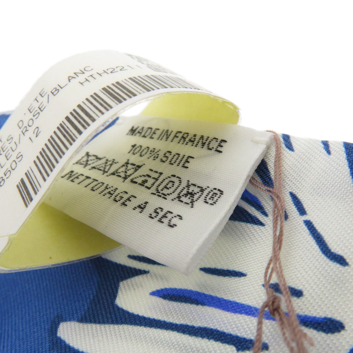 HERMES scarf silk blue Twilly Women Used