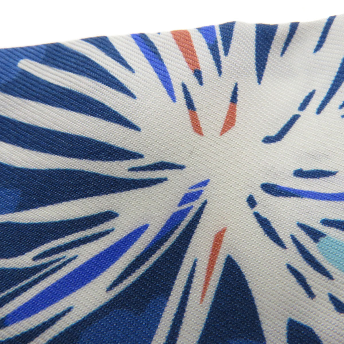 HERMES scarf silk blue Twilly Women Used