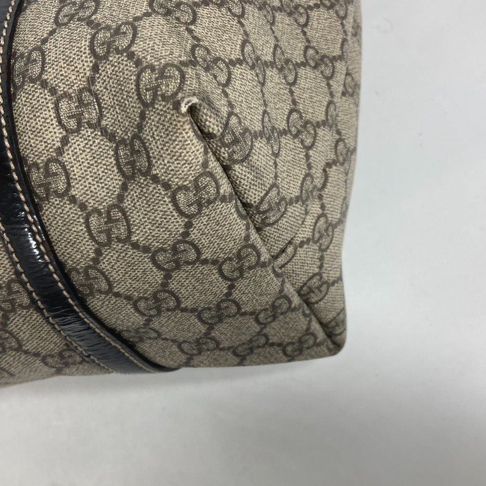 GUCCI Tote Bag 197953 GG Supreme canvas, enamel beige GG Supreme Shoulder Bag Women Used