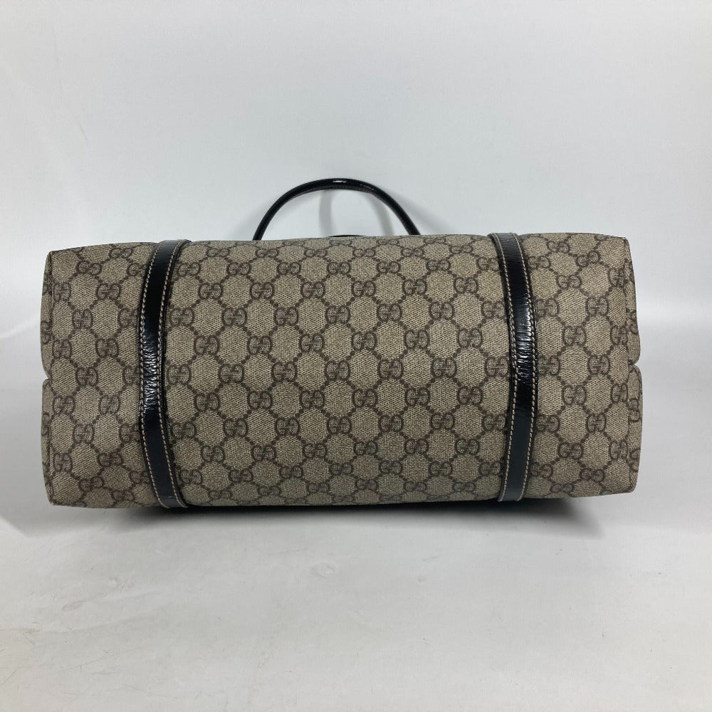 GUCCI Tote Bag 197953 GG Supreme canvas, enamel beige GG Supreme Shoulder Bag Women Used