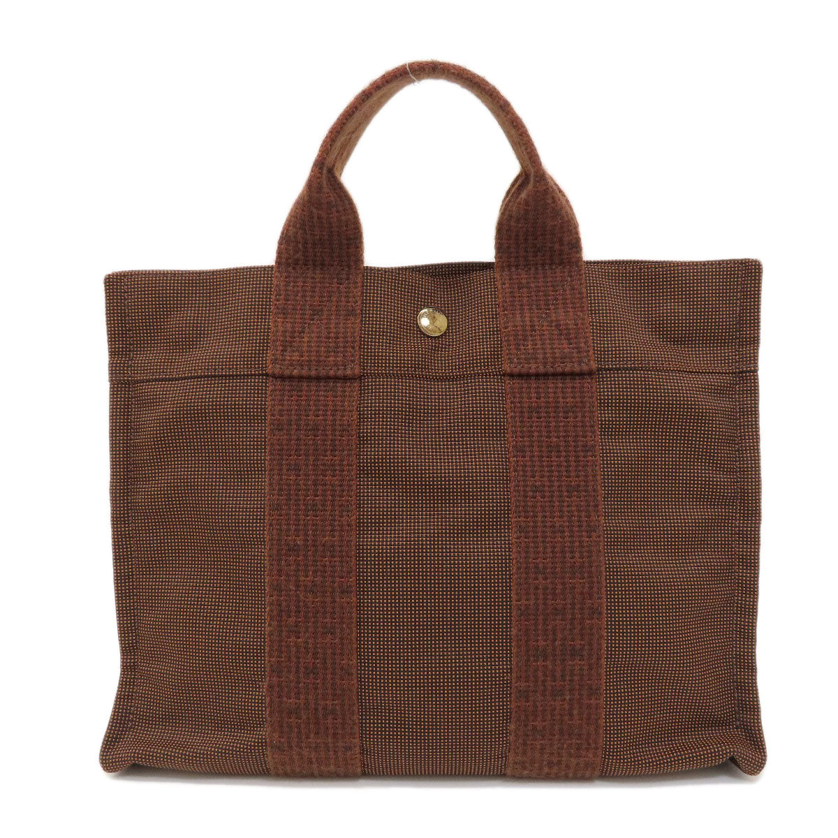 HERMES Tote Bag leather Brown Her Line Women Used