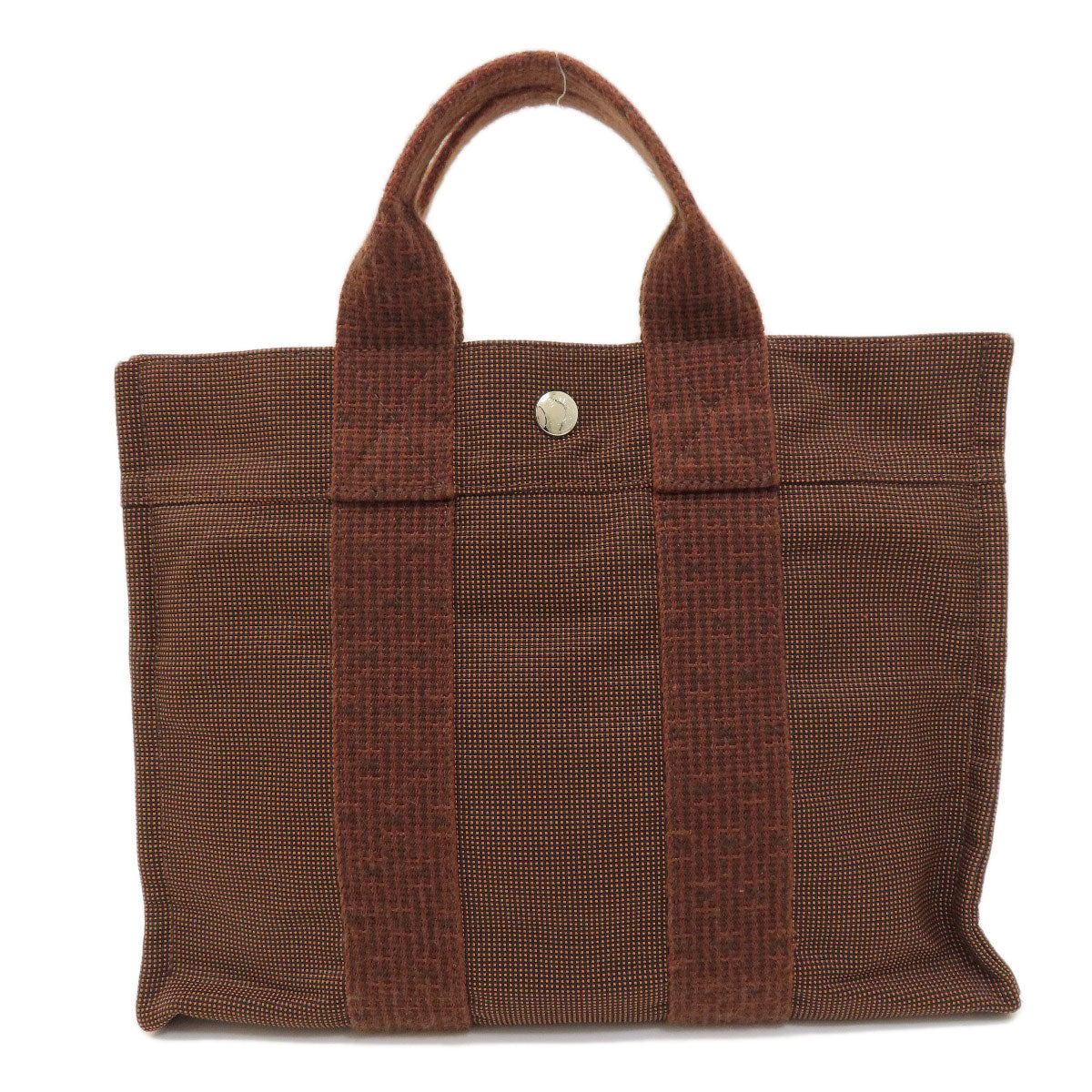 HERMES Tote Bag leather Brown Her Line Women Used