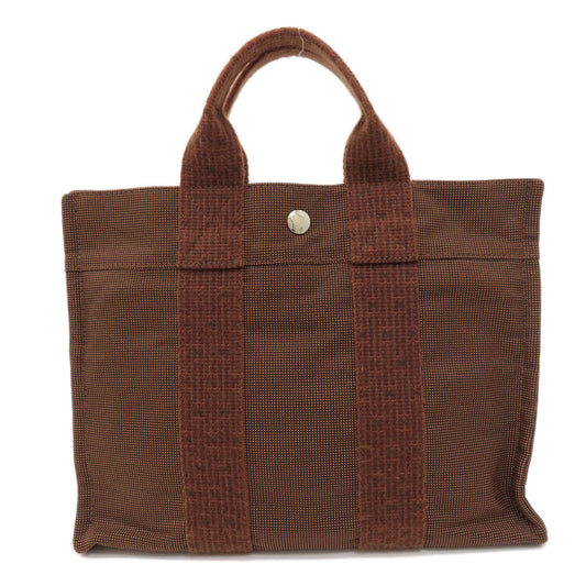 HERMES Tote Bag leather Brown Her Line Women Used