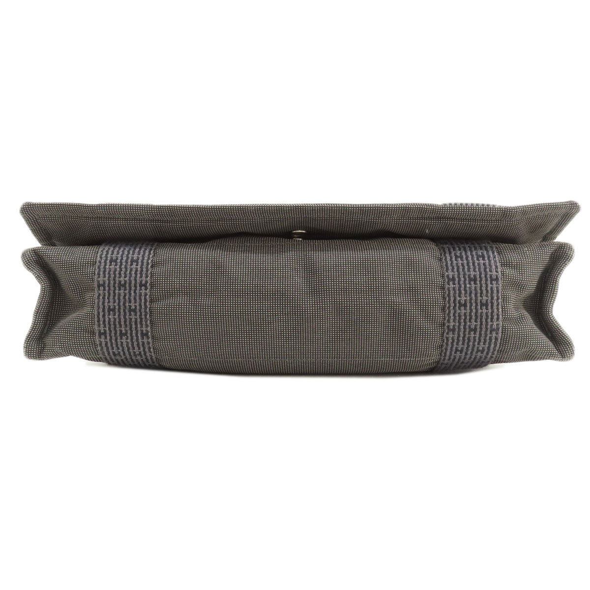 HERMES Shoulder Bag canvas gray Her Line  Bassus Women Used