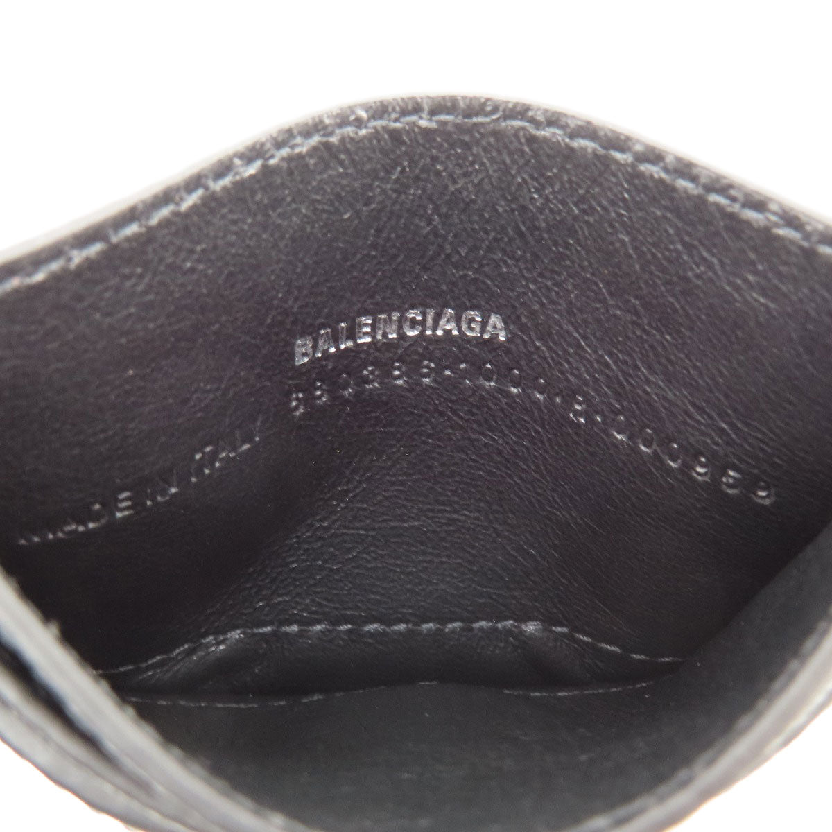 BALENCIAGA Card Case 680386 canvas black Gucci x Balenciaga Hacker