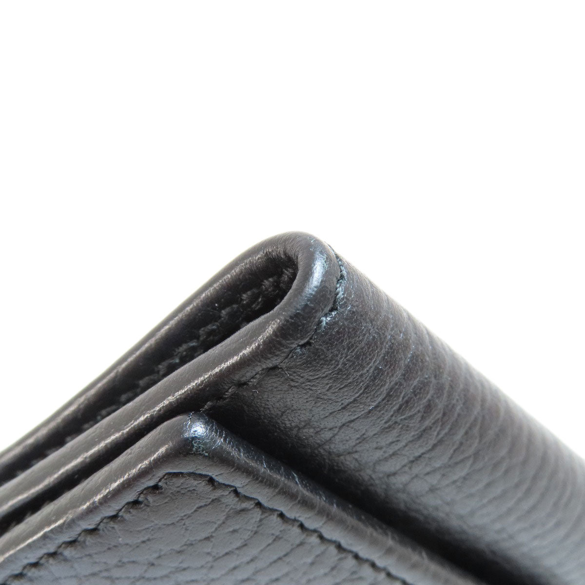 GUCCI Key case Key holder  466118 leather black GG Marmont