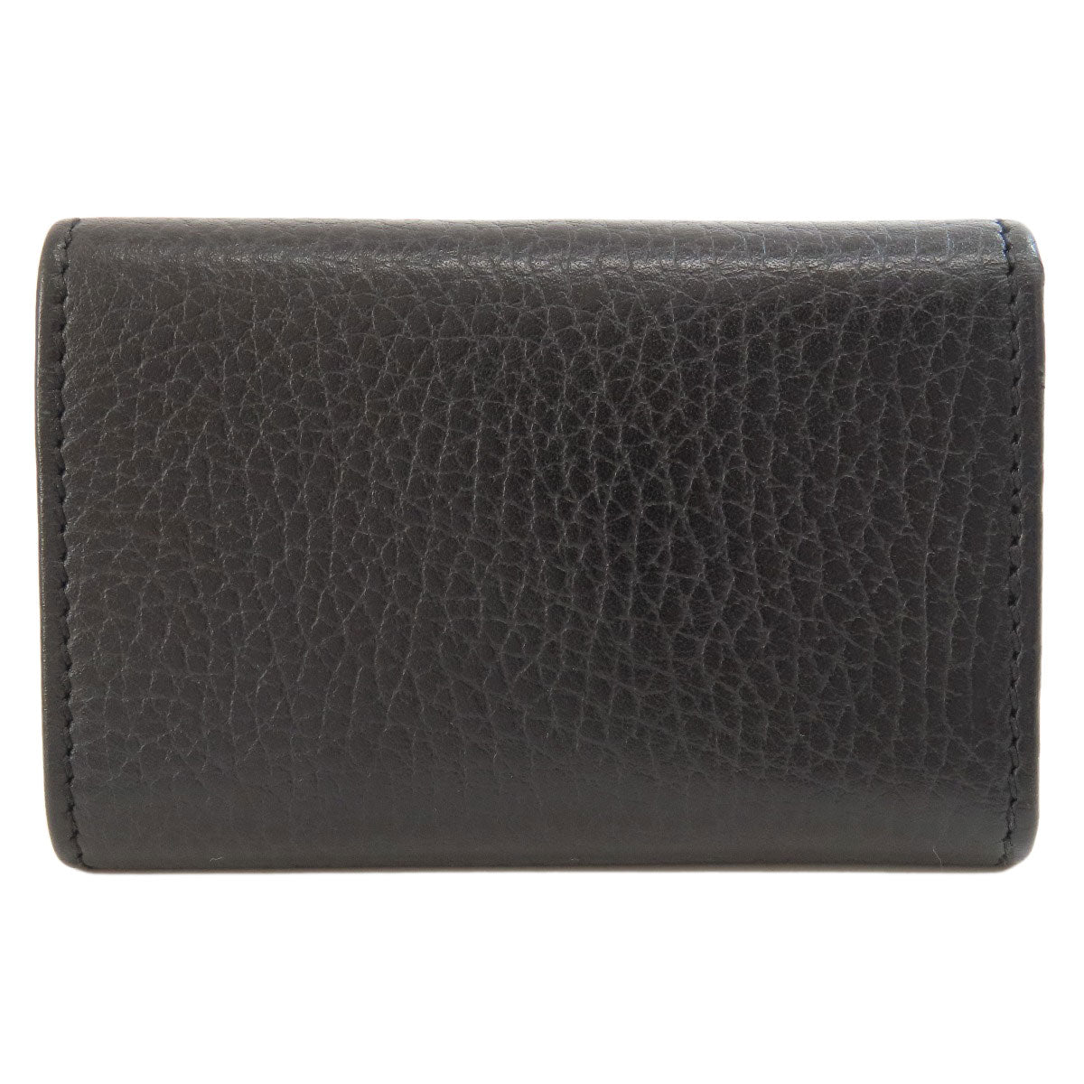 GUCCI Key case Key holder  466118 leather black GG Marmont