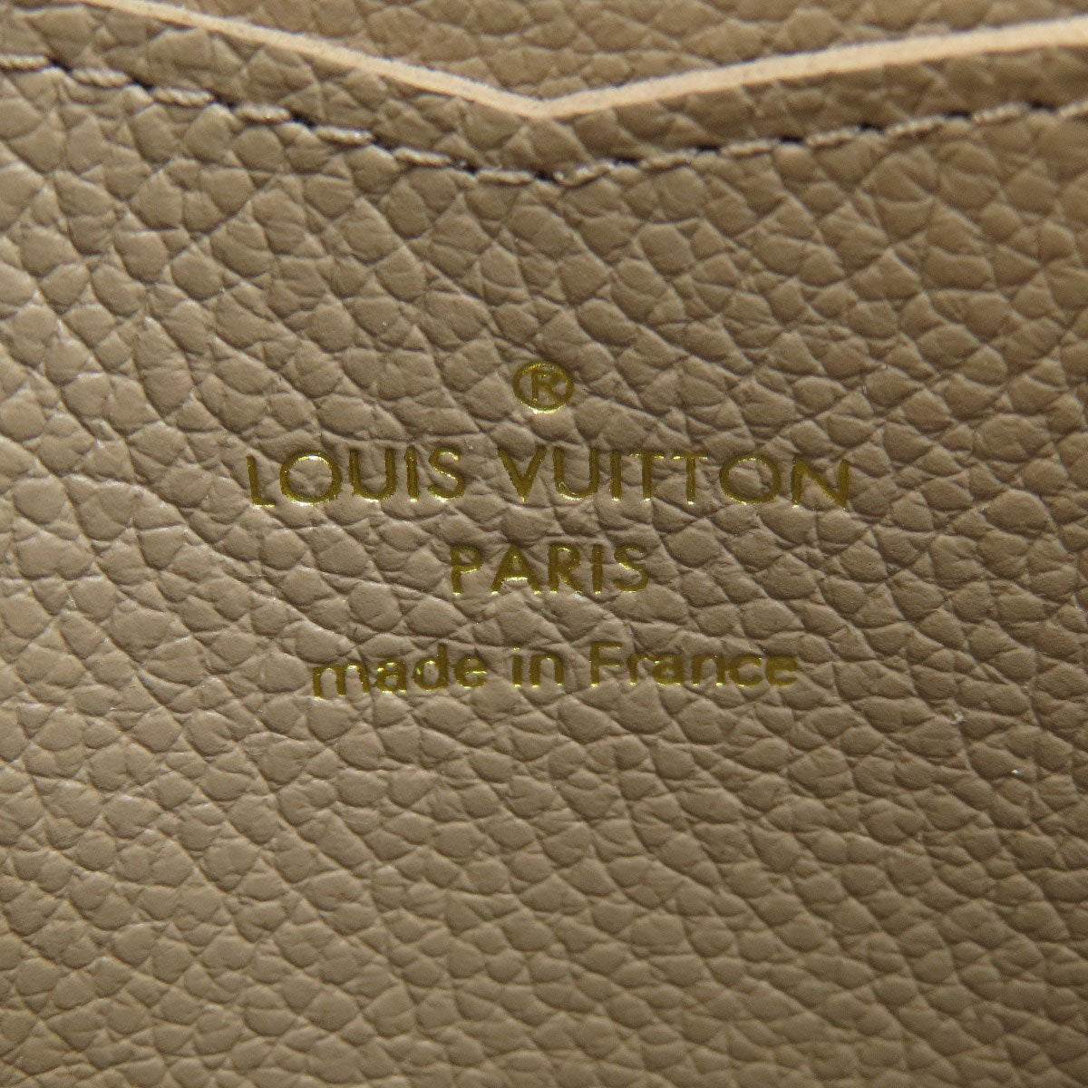 LOUIS VUITTON Coin case M68696 Ann Platt beige Zippy Coin Purse Tourterelle Women Used