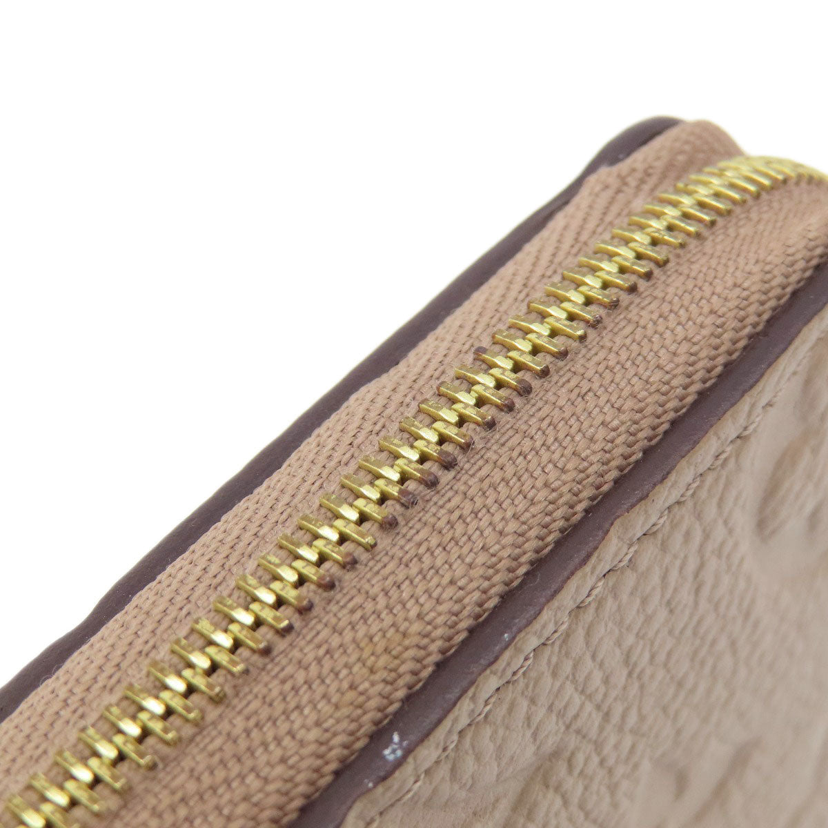 LOUIS VUITTON Coin case M68696 Ann Platt beige Zippy Coin Purse Tourterelle Women Used